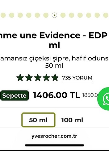  Beden Renk Evidence parfüm yves roche