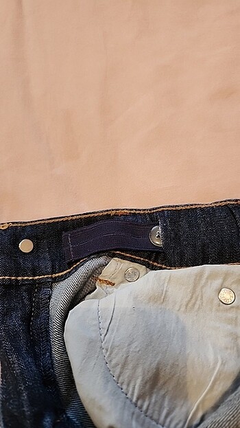 10 Yaş Beden lacivert Renk Levis çocuk kot pantolon beli ayarlanabilir
