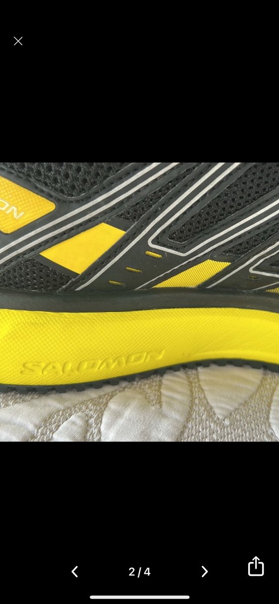 Sarı Siyah Desenli Erkek Spor Ayakkabı - Görsel 4