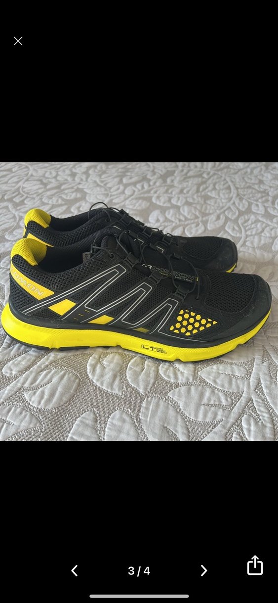 Sarı Siyah Desenli Erkek Spor Ayakkabı - Görsel 2