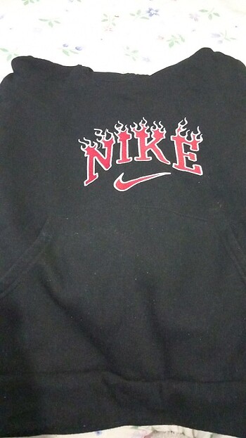 Nike logolu kapüşonlu sweat