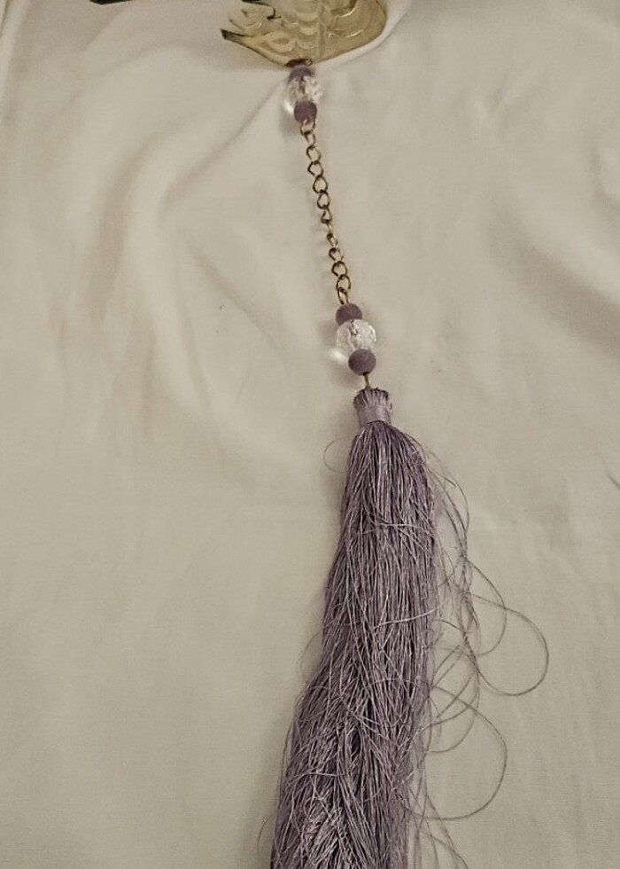 Perde için Osmanlı tuğralı dekoratif askı.  - Görsel 4