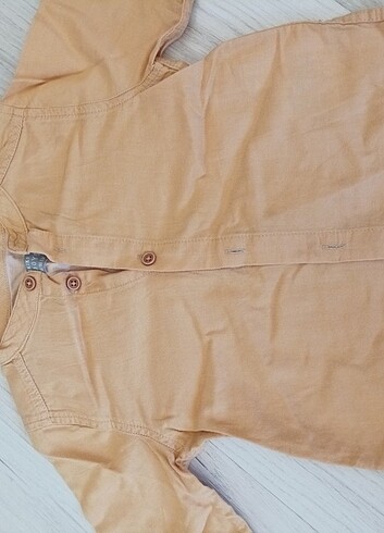 12-18 Ay Beden turuncu Renk Lc Waikiki Erkek Bebek Gömlek 12-18 aylık 80-86 cm
