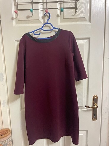 Bordo lcw elbise