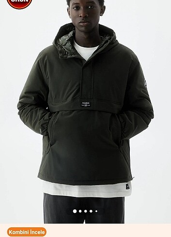 Pull Bear Kanguru Mont Erkek Haki