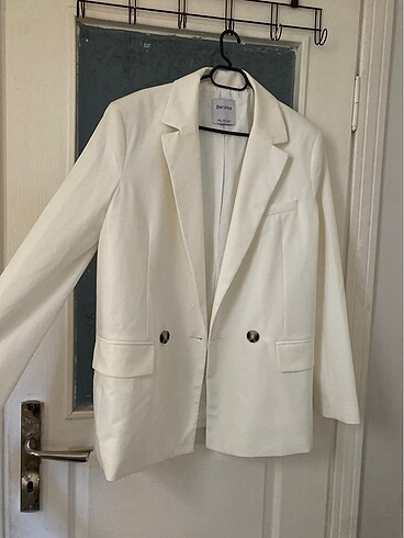 Bershka beyaz blazer ceket