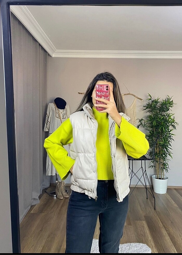 Deri şişme yelek - Görsel 2