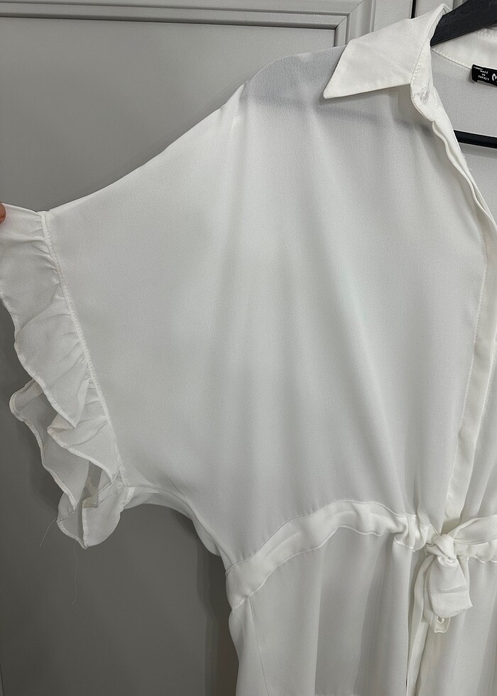 Fırfırlı gömlek bluz - Görsel 2