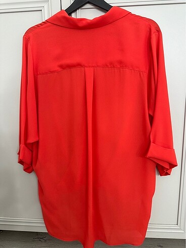 Kruvaze yaka bluz - Görsel 5