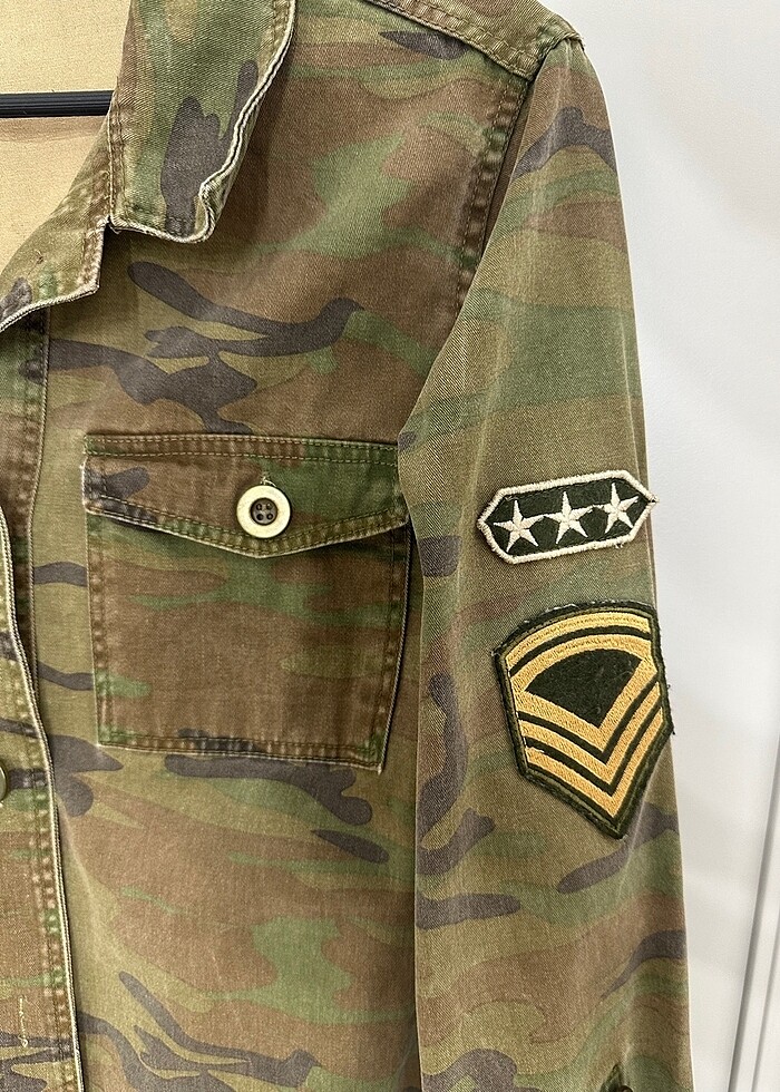 Kamuflaj kot ceket - Görsel 3