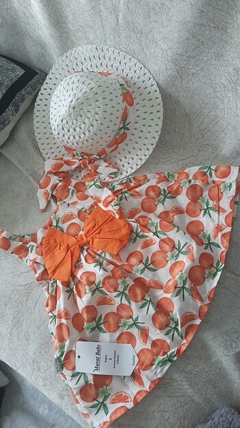 Portakallı elbise 