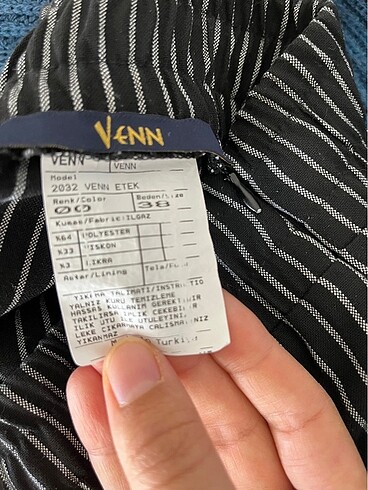 38 Beden Çizgili etek