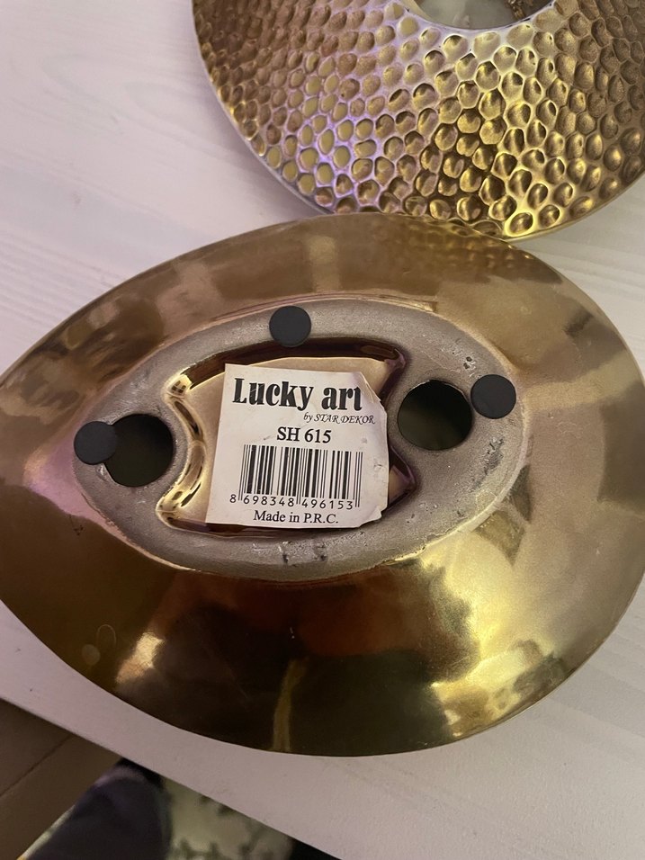 Parlak Altın Renkli Mumluk - Görsel 3