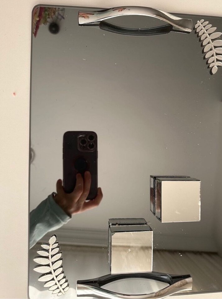 Gri Beyaz Kurdeleli Avant-Garde Düğün Aksesuarı - Görsel 3