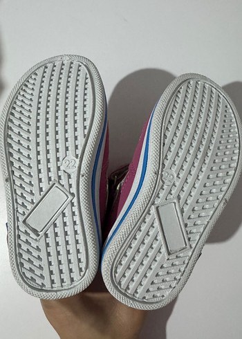 Kız Çocuk Pembe Renkli Bağcıklı Spor Ayakkabı - Görsel 3