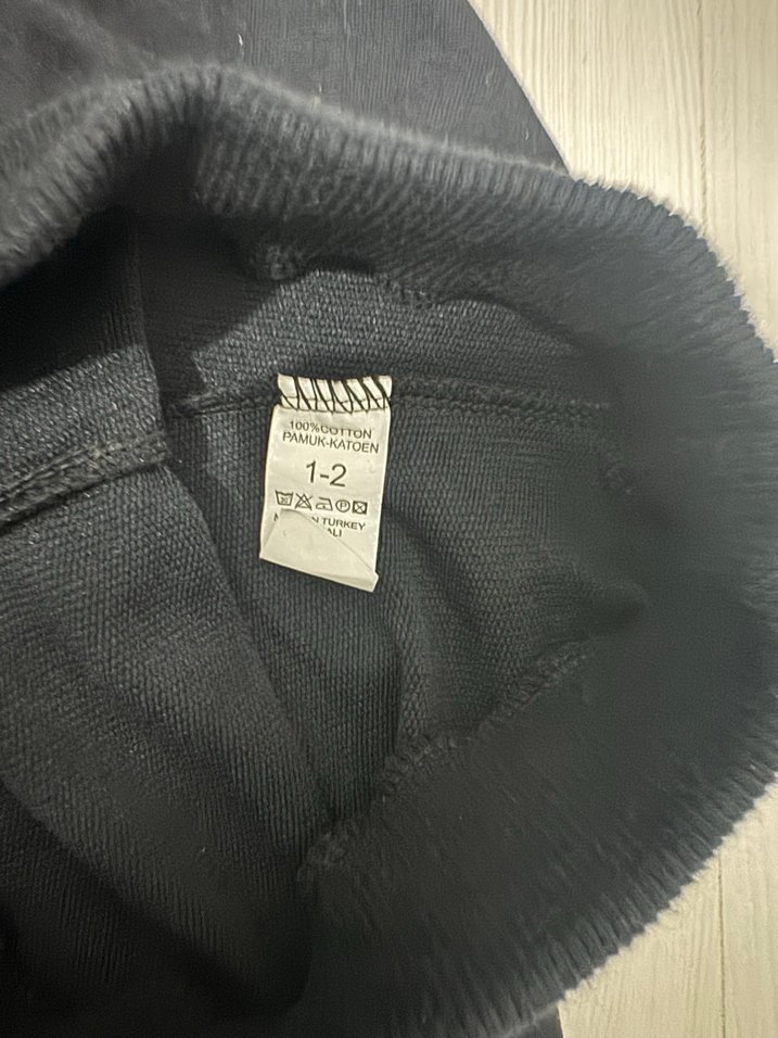 SIFIR Kız Çocuk Siyah Baskılı Eşofman Altı - Görsel 3