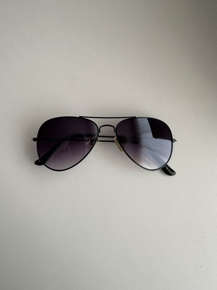 Siyah Minimalist Gotik unisex Güneş Gözlüğü - Görsel 3