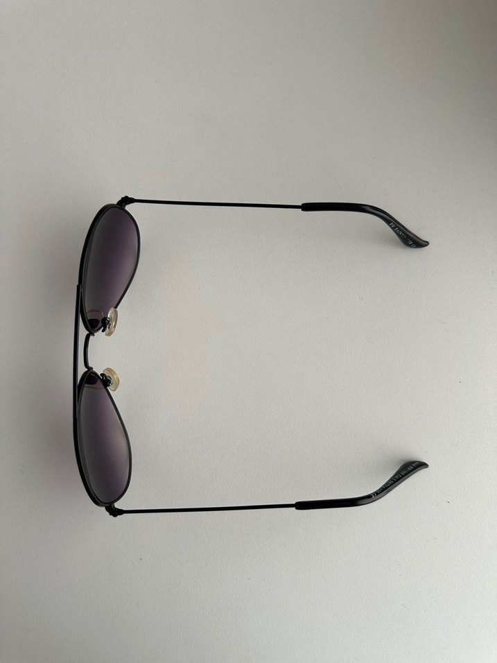 Siyah Minimalist Gotik unisex Güneş Gözlüğü - Görsel 2