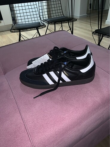42 Beden siyah Renk Adidas Samba OG siyah ayakkabı