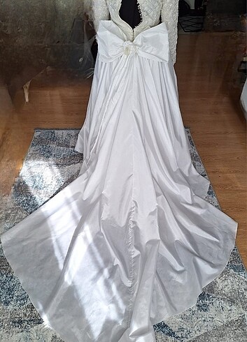 GELİNLİK vintage Fransız dantelli gelinlik özel tasarım - Görsel 5