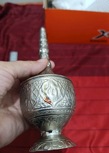 Beden Parlak vintage gül suyu kabı