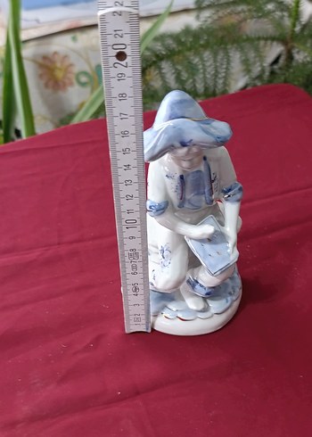 vintege Hollanda Mavi Detaylı porselen biblo - Görsel 3