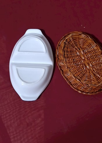 vintege Mavi porselen Yemek Kabı - Görsel 5