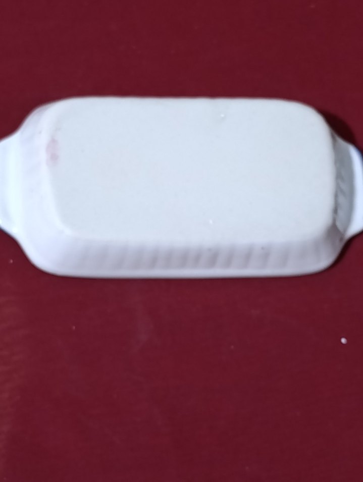 vintege Mavi Kenarlı Porselen Saklama Kabı - Görsel 3