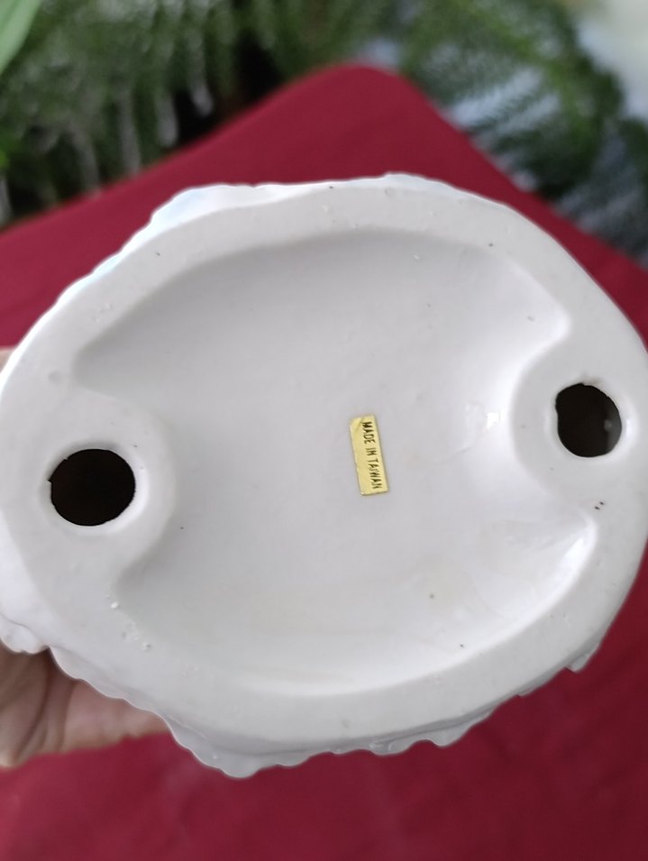 vintege Hollanda Mavi Elbiseli Porselen biblo - Görsel 4