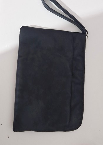 Zara Siyah Fermuarlı Kadın Clutch Çanta - Görsel 2
