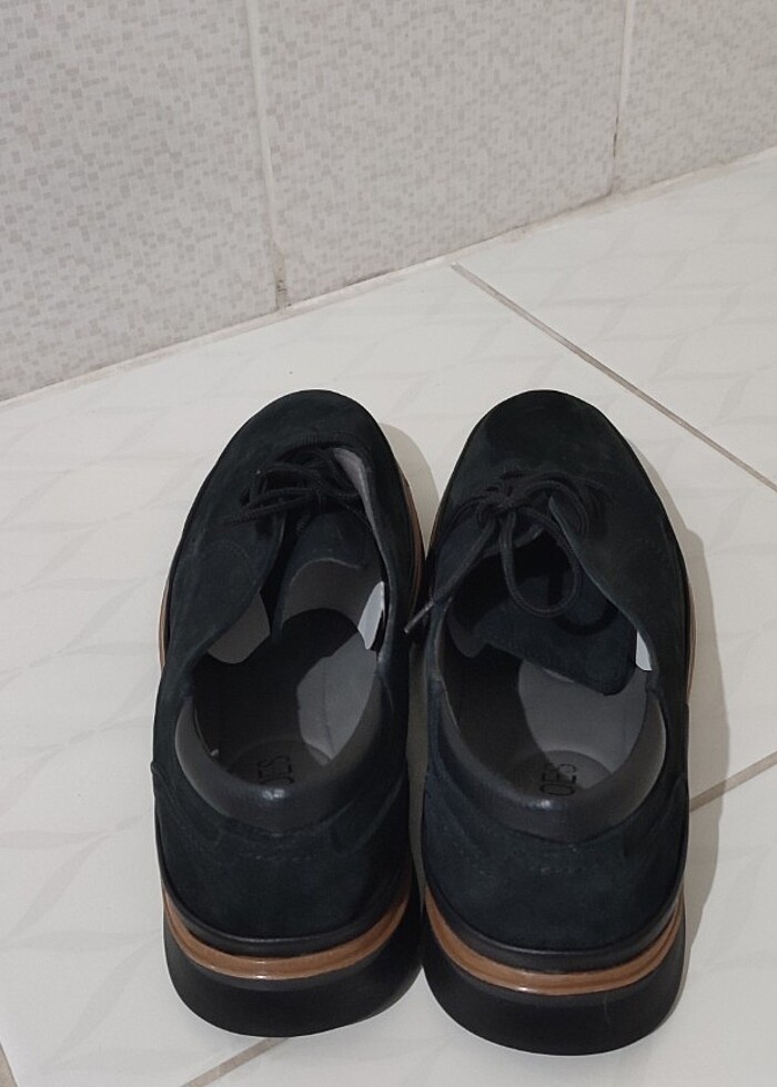 Tertemiz süet klasik ayakkabı - Görsel 2