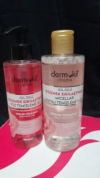Dermokil makyaj temizleme suyu ve jeli