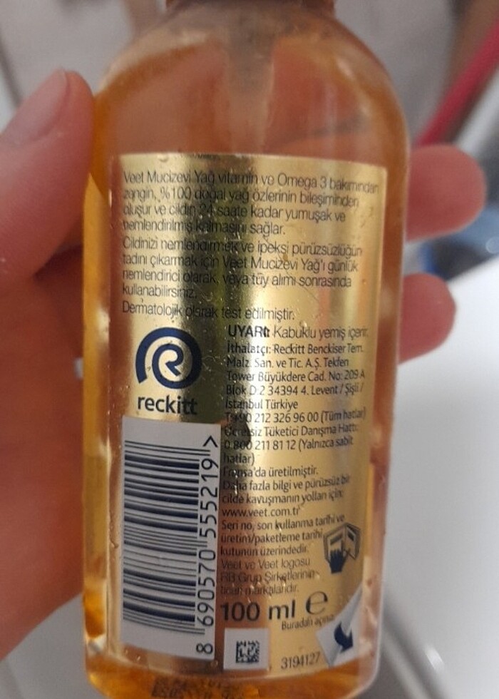 Veet ağda yağı  - Görsel 3