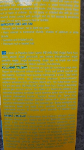 Saç Açıcı sprey - Görsel 3