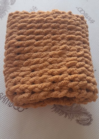 Bohem Tarzı Örgü Kadın Atkı - Görsel 4