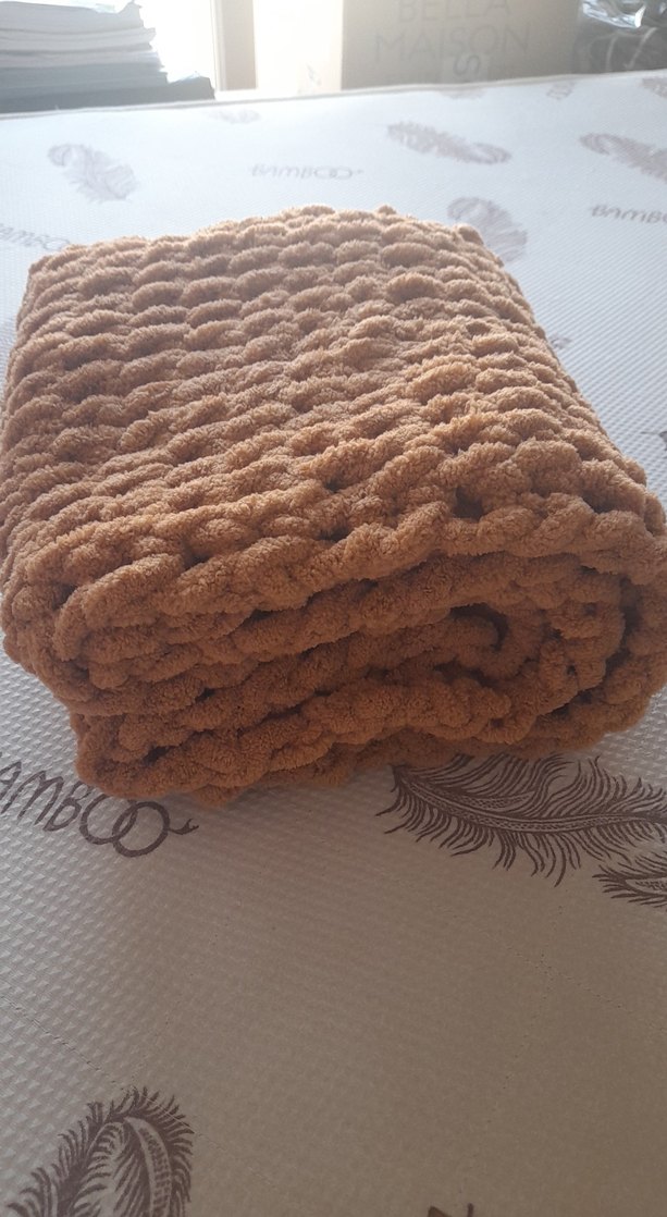 Bohem Tarzı Örgü Kadın Atkı - Görsel 3