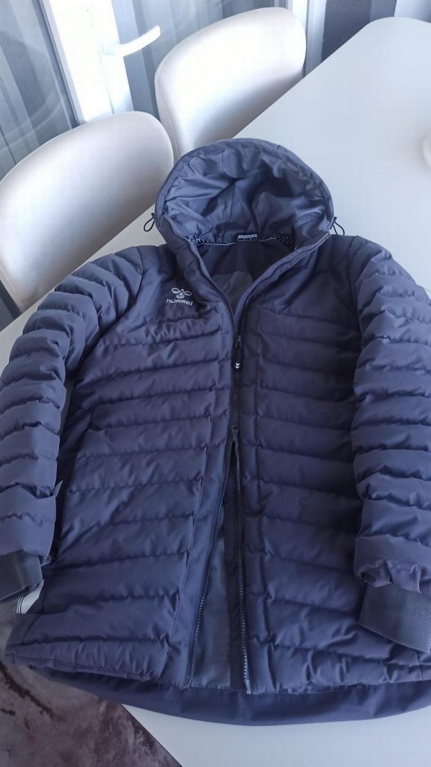 Hummel Gri Erkek Mont - Görsel 5