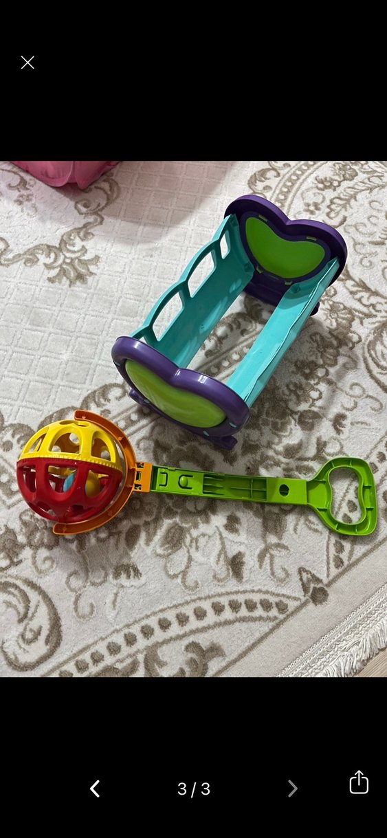 Renkli Plastik Bowling Seti ve Toplar - Görsel 3