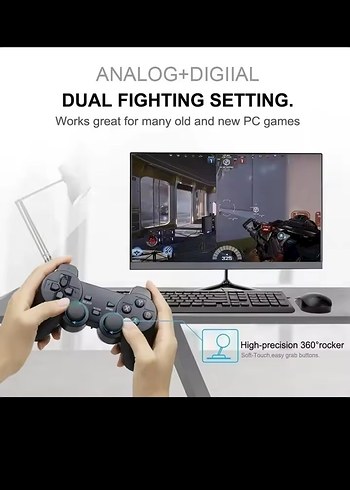 SIFIR KABLOSUZ PC UYUMLU OYUN KOLLARI - Görsel 5