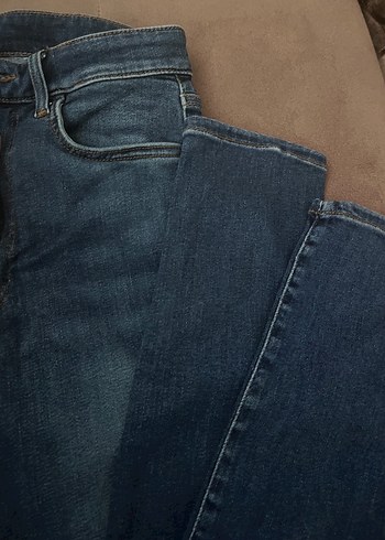 34 Beden Mavi Denim Kadın Kot Pantolon