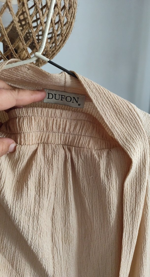 Bej Normcore kimonolu takım - Görsel 3