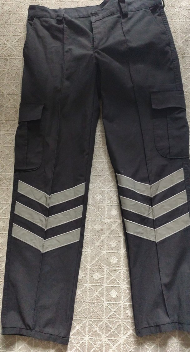 Gri Erkek Kemerli Street Wear Pantolon - Görsel 2