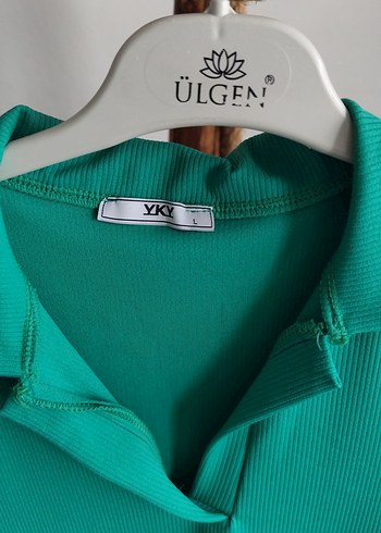 Yeşil Kısa Kollu Mini Spor Elbise - Görsel 2