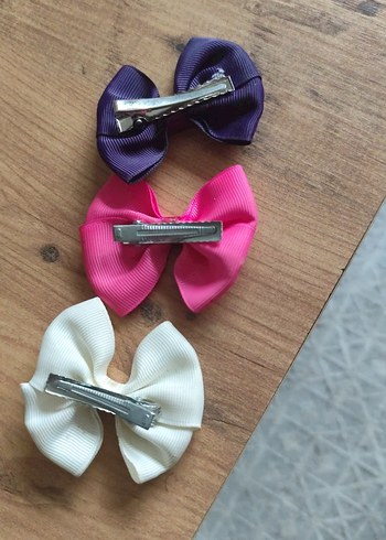 Çok Renkli Fiyonk Çocuk Toka Seti - Görsel 3