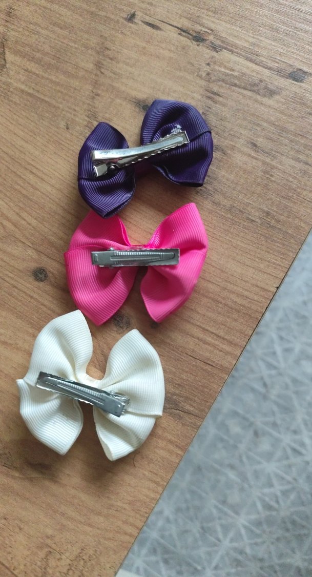 Çok Renkli Fiyonk Çocuk Toka Seti - Görsel 3