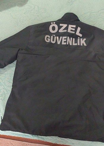 Fermuarlı Siyah unisex Spor guvenlik Ceket mont - Görsel 3