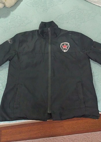 Fermuarlı Siyah unisex Spor guvenlik Ceket mont - Görsel 2