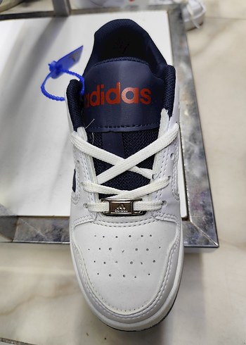 unisex Beyaz Renkli Cırtcırtlı Spor Ayakkabı numaralar mevcut - Görsel 2