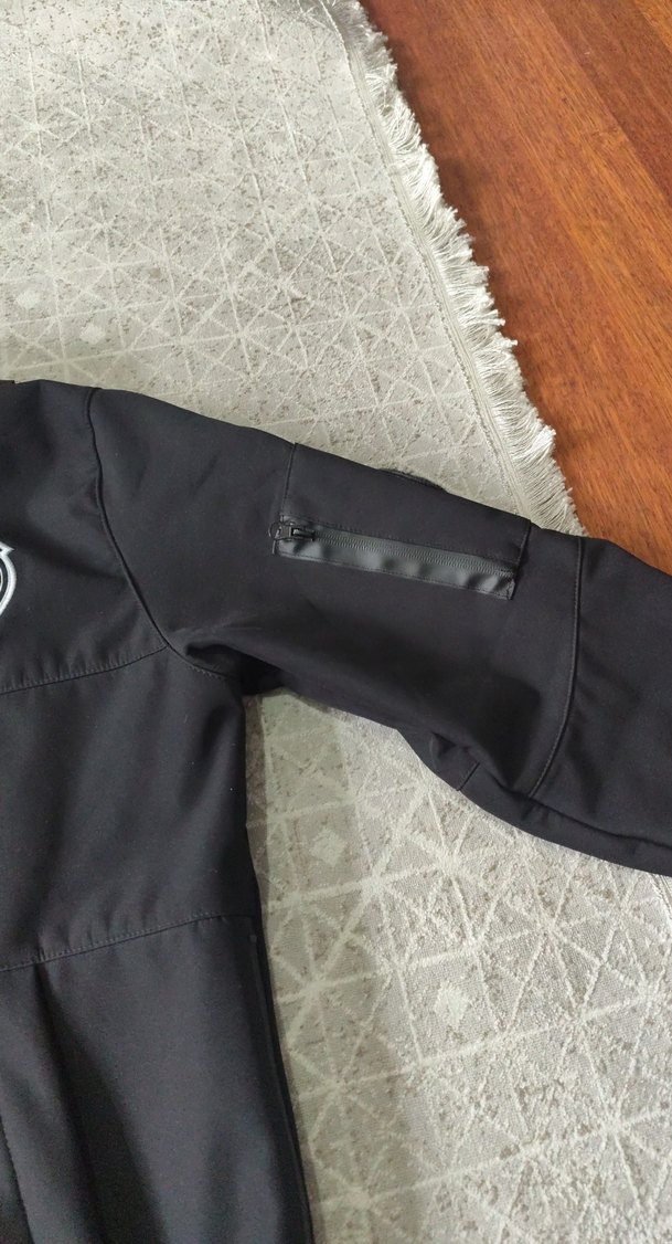 Siyah Fermuarlı unisex Ceket - Günlük Stil - Görsel 2