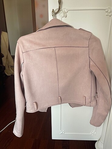 Zara Zara Nubuk-Suet Biker Ceket-Mont